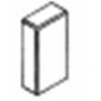 REHAU SIGNO PROFILA Eindstuk 55 x100 Eindstuk RAL9010 6132944