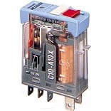 RELECO Relais 1x wisselcontact 24VAC/DC LED + brug gelijkrichter (rectifier) C10-A10BX/UC24V