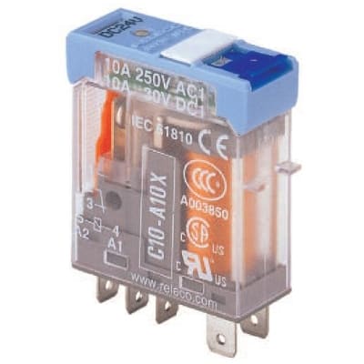RELECO Relais 1x wisselcontact 24vdc LED + diode C10-A10FX/DC24V