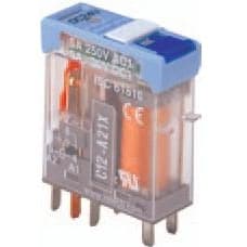 RELECO Relais 2x wisselcontact 24VDC LED C12-A21X/DC24V