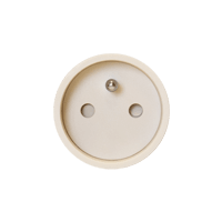 ROND rond unifit socket Ø45 hardwired type E cream 4200-1003