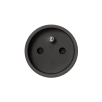 ROND rond unifit socket Ø45 corded type E black 4200-2001