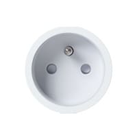 ROND rond stopcontact 2P+A retro/easy/back trimless basic white 8800-2021