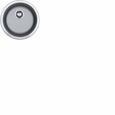 Franke Rondo vlakbouwspoeltafel - 1 bak - 440 x 440 mm - inox - exclusief sifon ROX2101