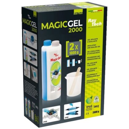 Raytech MAGIC GEL 2000 - 2L 2 COMP GEL IN FLESSEN 2X1L. MAGICGEL2L