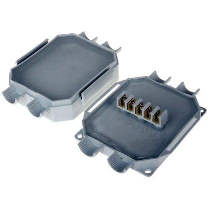 Raytech Ready Box 120 grijze aftak-/verbindingsdoos 4 ingangen