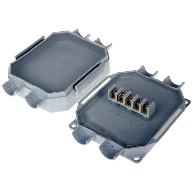 Raytech Ready Box 120 grijze aftak-/verbindingsdoos 4 ingangen