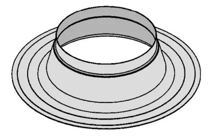 Remeha Aluminium dakplaat 100/150 remeha M87379