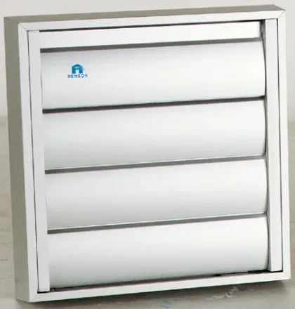 Renson Buitenluchtrooster Renson 433/S vierkant aluminium 210x210mm 10114