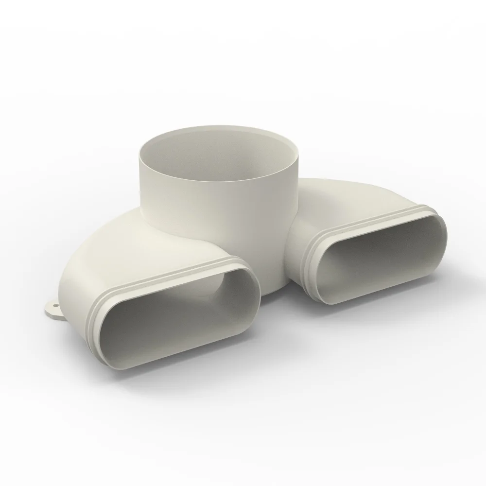 Renson Verloopstuk vierkant op rond Renson Easyflex Ø125mm 28407