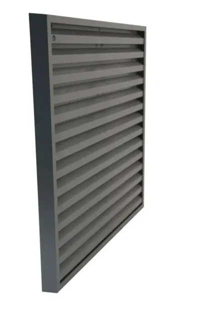 Renson Buitenluchtrooster Renson 431RC2 vierkant aluminium zwart 170x170mm 431RC2