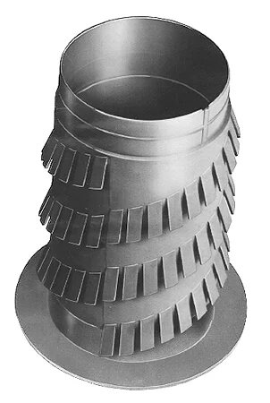 Renson Gekartelde montageflens d80mm High ( 260mm ) renson 66014007