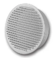 Renson Buitenluchtrooster Renson 435R rond Ø115mm aluminium aluminium 9802