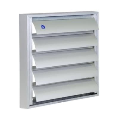Renson Overdrukrooster 433 voor dampkap - afmetingen: B210xH210 - natuurkleur 10114