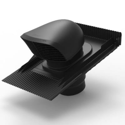 Renson Dakdoorvoer Design XL - Ø180/200 - zwart - voor pannendaken 10916