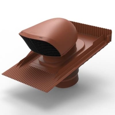 Renson Dakdoorvoer Design XL - Ø180/200 - terracotta - voor pannendaken 10917
