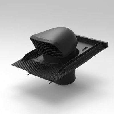 Renson Dakdoorvoer - Ø150/160 - Design - zwart 11675