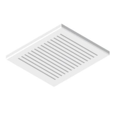Renson Afdekplaat rooster - XD25-50 PURO - 130x130 - Ø80mm 11722