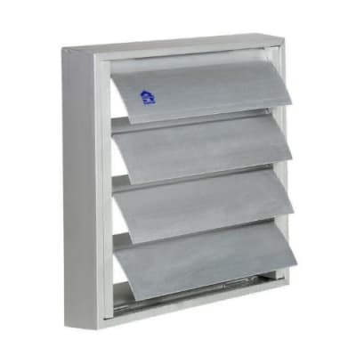 Renson Overdrukrooster 433 voor dampkap DIY - afmetingen: B210xH210 - natuurkleur 16091