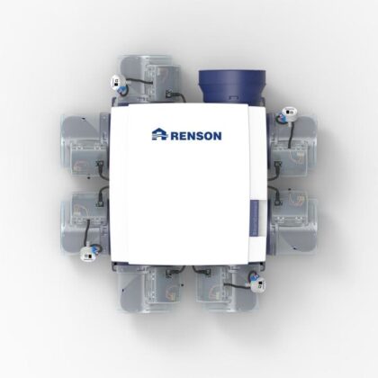Renson Project Kit Healthbox 3.0 Smartzone fan unit inc. 2 slaapkamerkleppen HB3.0-9569 17066