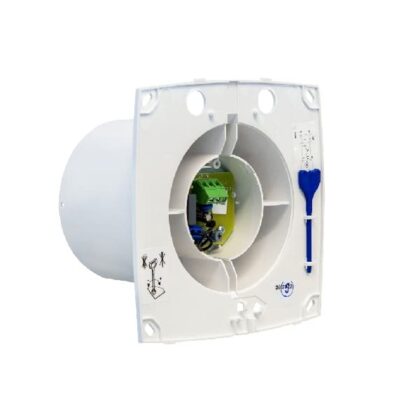 Renson Ventilator dia 125: 9412H Ø125 Body Greenwave Design ventilator + timer + RH 17095