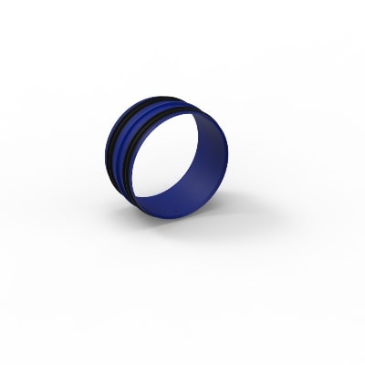 Renson Easyflex koppelstuk - met rubbers - Ø125mm 27592