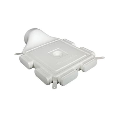 Renson Easyflex verdeelbox - recht - 160mm - 6 aansluitingen 27597