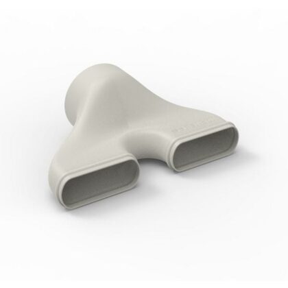 Renson Easyflex verloopstuk - recht dubbel - Ø160 (2x140x60mm) 27599