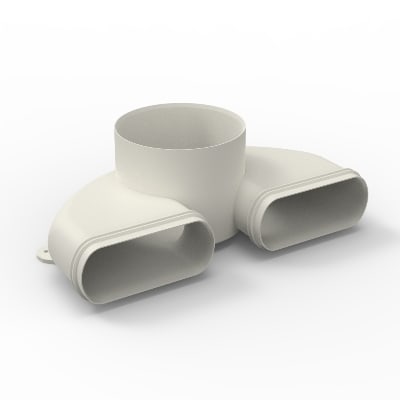 Renson EASYFLEX dubbele ventielaansluiting - Ø 125 mm 28407