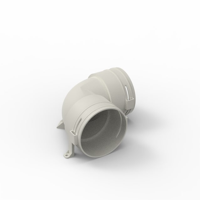 Renson Easyflex Ø90 90° bocht 28421