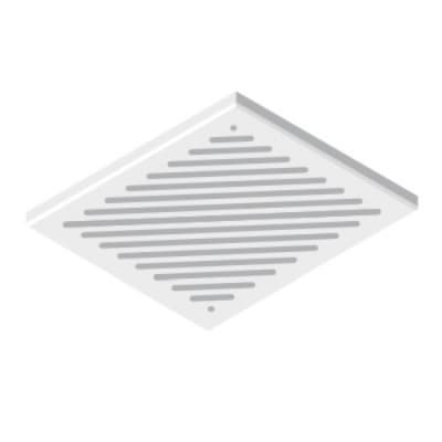 Renson Afdekplaat rooster - XD25-50 DIAGONAL - 130x130 - Ø80mm 9295