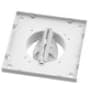Renson Roosterbasis - Ø80 - 134x134 - regelbaar - wit (C+ Evo II/E+/RenoCube) 9299