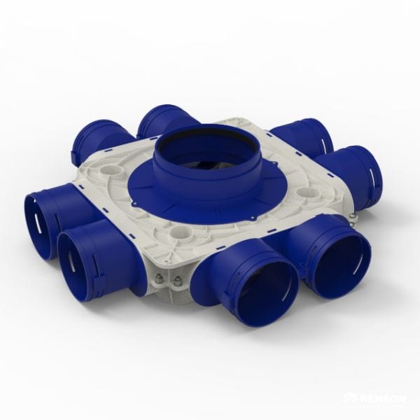 Renson Easyflex plenum haaks Ø160 8xØ90 G0013227