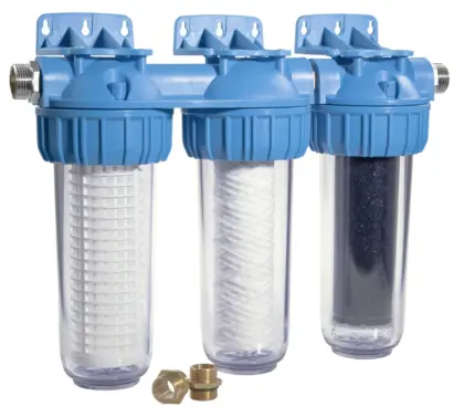 Resideo Triplex filter incl. reinigb. zeeffilter en actief koolstoffilter FF60