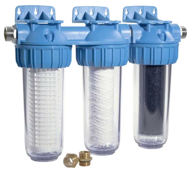 Resideo Triplex filter incl. reinigb. zeeffilter en actief koolstoffilter FF60