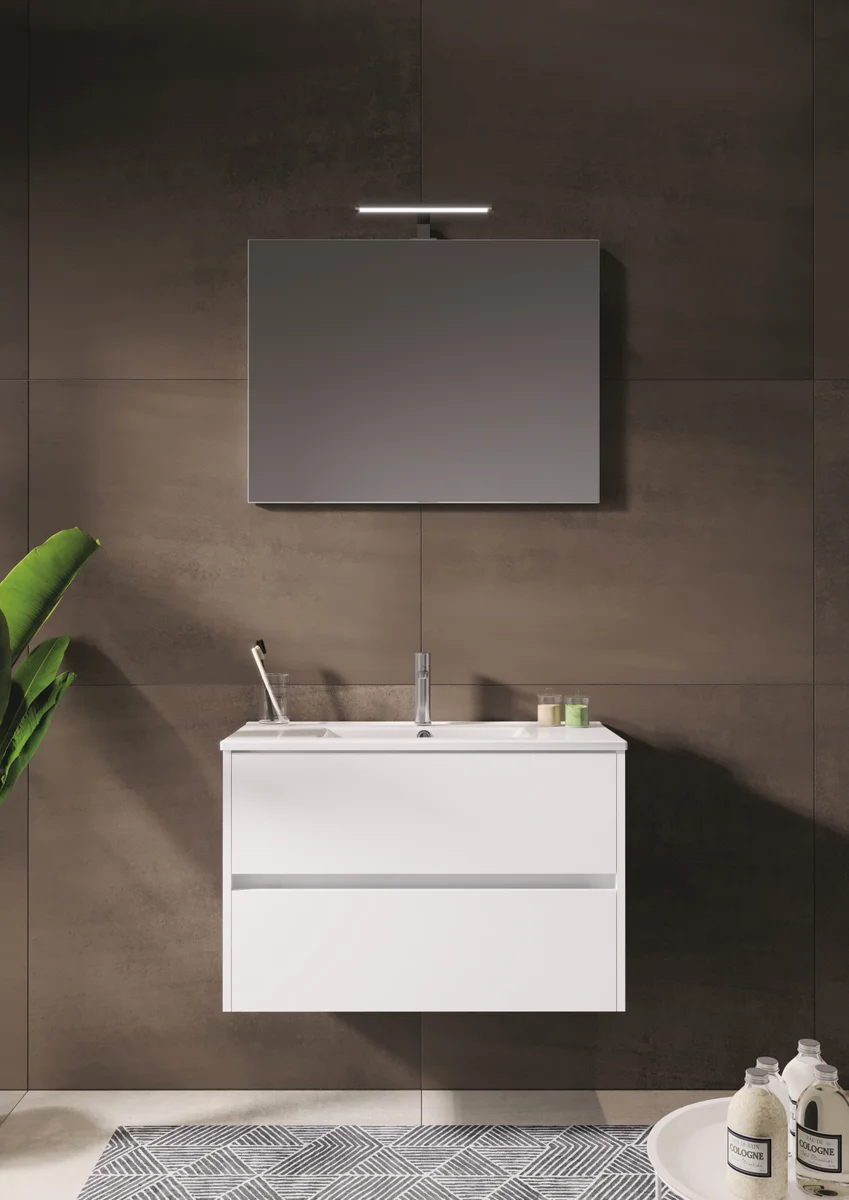 Riho Wastafelmeubel Riho Porto 800x520x450mm wit PAKKETPORTO80