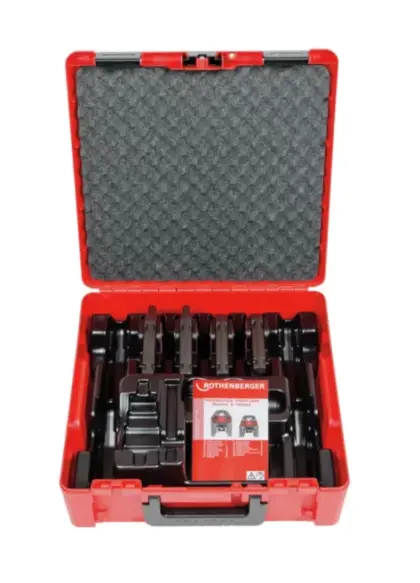 Rothenberger Persbekset standaard B maxipro 1/4-3/8-1/2-5/8 in rocase 1000003581