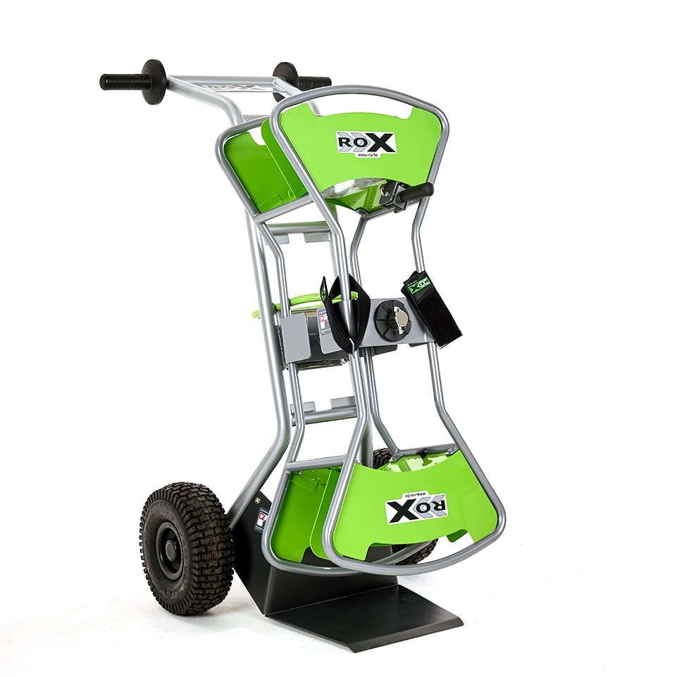 Rox ROX-systeem 1 (steekwagen + inox as kompleet + Gesloten Haspel GH) ROX00100
