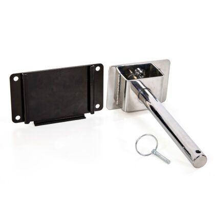 Rox ROX inox as met veiligheidspen + as-houder beugel muurbevestiging ROX00315
