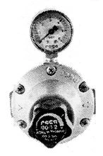 SGA 902M gasdrukregelaar met manometer FF 1/4 x 3/8 - propaan - regelbaar 0