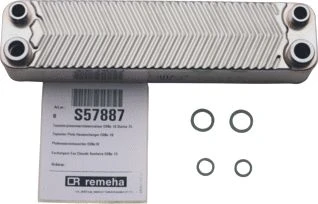 Remeha WSS Quinta tapwaterplatenwisselaar e8NX-18 S57887