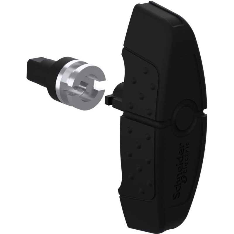 SAREL Vierkant inzetstuk slot 3 mm voor Spacial S3D beh. NSYAEDLB3S3D