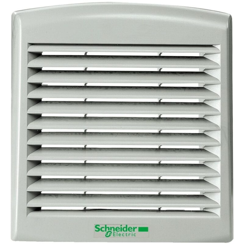 SAREL Uitgangsrooster plastic opening 92x92mm buitenafm. 137x117mm IP54 NSYCAG92LPF