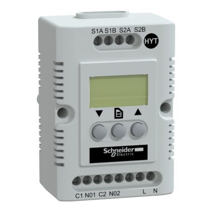 SAREL Climasys Elektronische thermostaat en hygrostaat Hygrotherm °C 230V NSYCCOHYT230VID