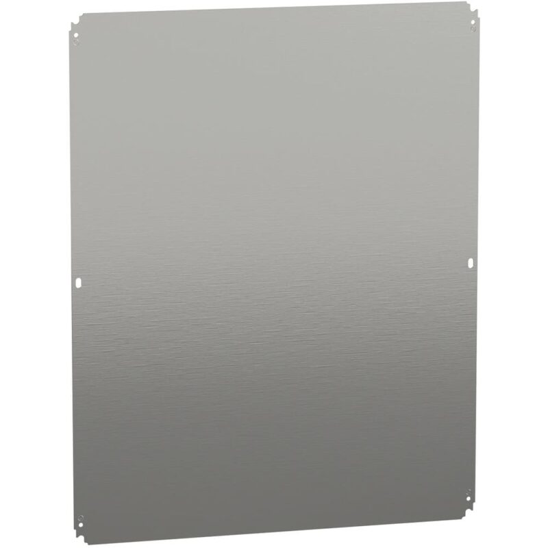 SAREL Volle montageplaat H1000xB800mm. Gegalvaniseerd plaatstaal. Omkeerbare afm. NSYMM108