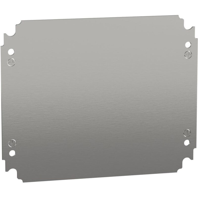 SAREL Volle montageplaat H300xB250mm gemaakt van gegalvaniseerd plaatstaal. NSYMM3025