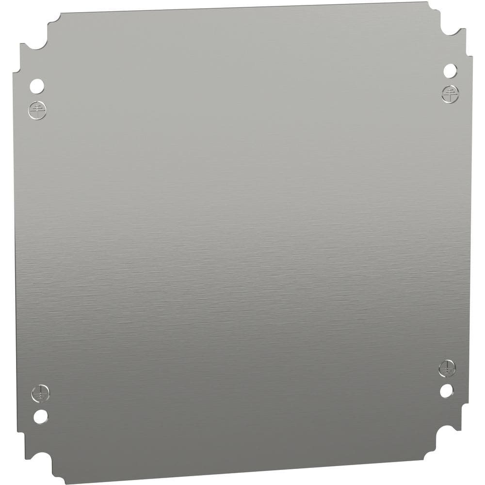 SAREL Volle montageplaat H300xB300mm gemaakt van gegalvaniseerd plaatstaal. NSYMM33
