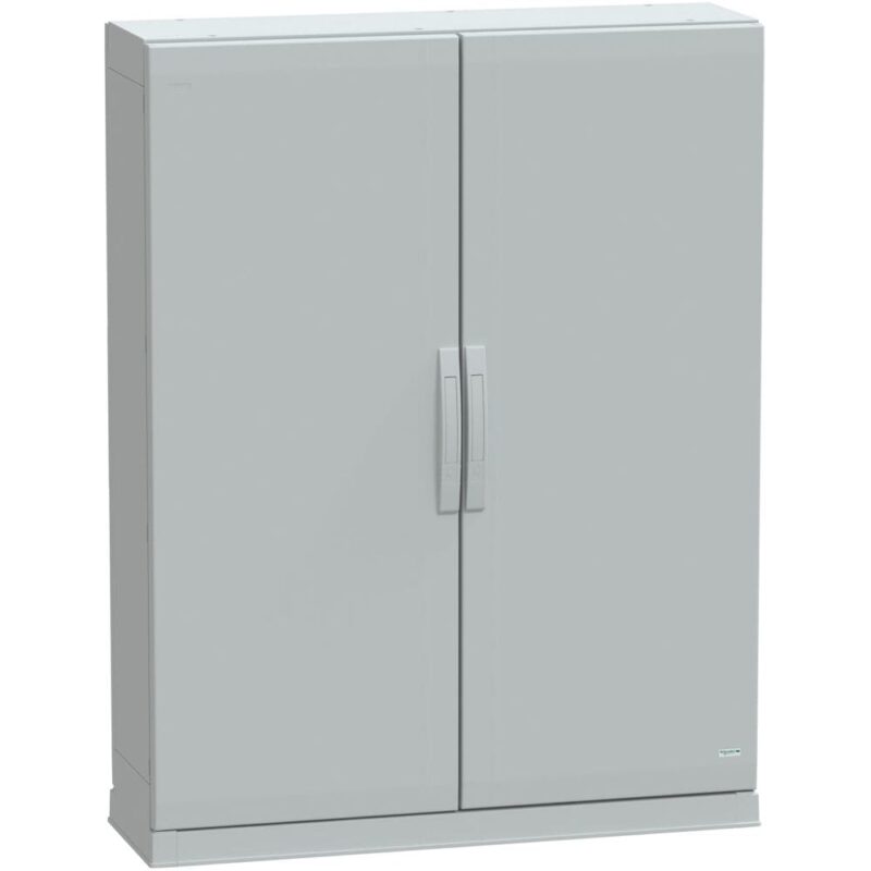 SAREL Vloermontage kast poly. vers. PLAZ met plint open onderaan 1250x1000x320 IP54 NSYPLAZ12103G