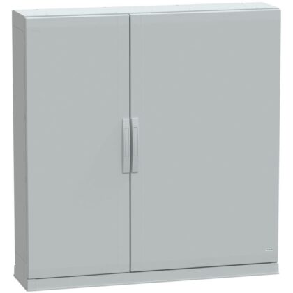 SAREL Vloermontage kast poly. vers. PLAZ met plint open onderaan 1250x1250x320 IP54 NSYPLAZ12123G