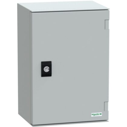 SAREL wandmontage kast ABS/PC monoblok IP66 H310xB215xD160mm+metalen mont.plaat NSYPLM32PG